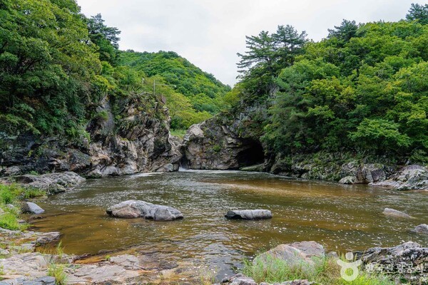 팔랑계곡 물놀이 장소