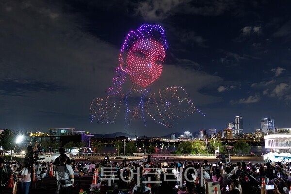 2025 한강 드론 라이트 쇼 공연 사진 /서울시 제공