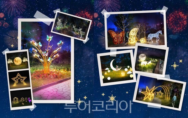 빛정원 페스타 설치 조형물 조감도. /사진-나주시