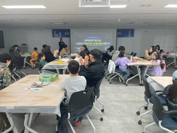 지난 개심사지 오층석탑 만들기 체험프로그램 모습(사진제공=예천군청)