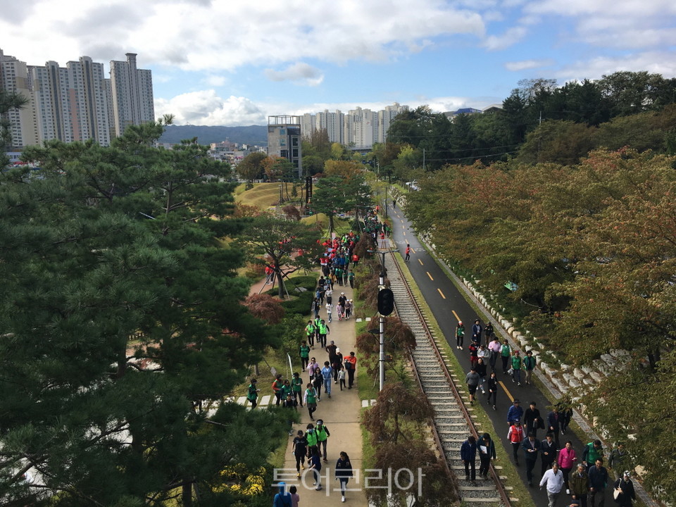 산림청 아름다운 도시숲 50선에 섲너된 '포항 철길숲/사진=포항시 