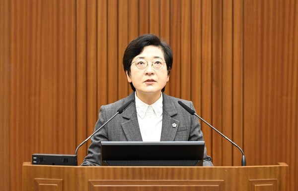 ▲발언 중인 이순열 세종시의원 모습. /사진-세종시의회