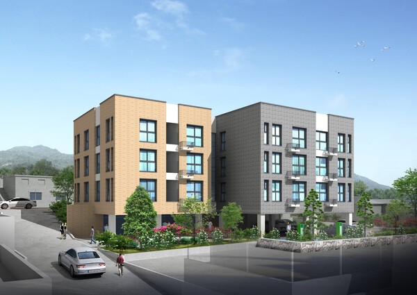 울릉 섬청년 보금자리 주택 조감도(사진제공=울릉군청)