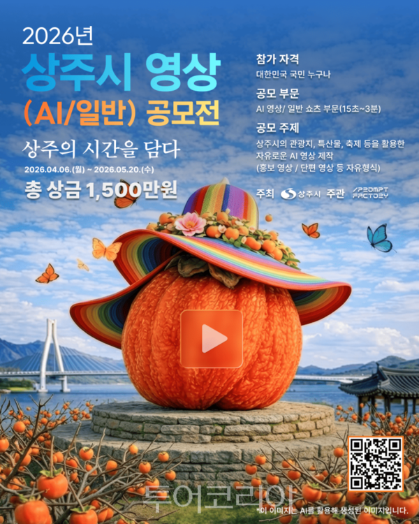 "상주의 시간 영상으로 담아볼까?"...상주시, 총상금 1,500만 원 영상 공... - 뉴스 썸네일 이미지